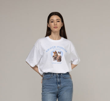 4 Lovely Cat Short Sleeve Tee